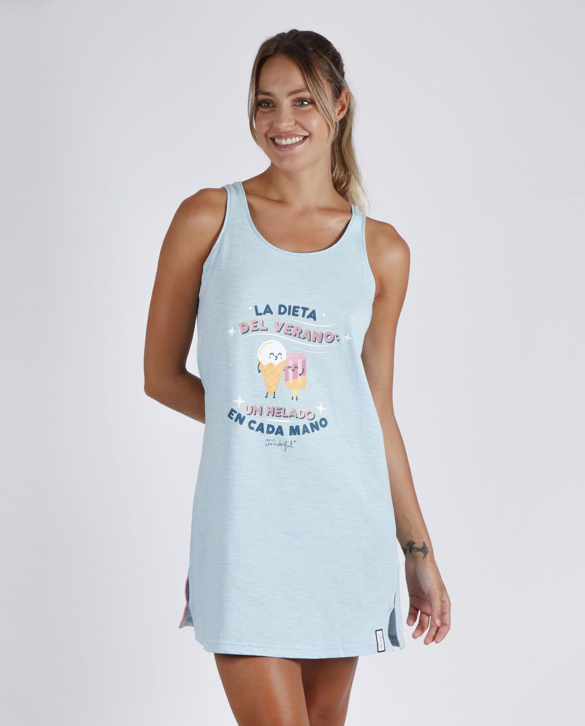 MR WONDERFUL Camisola Tirantes La Dieta del Verano para Mujer