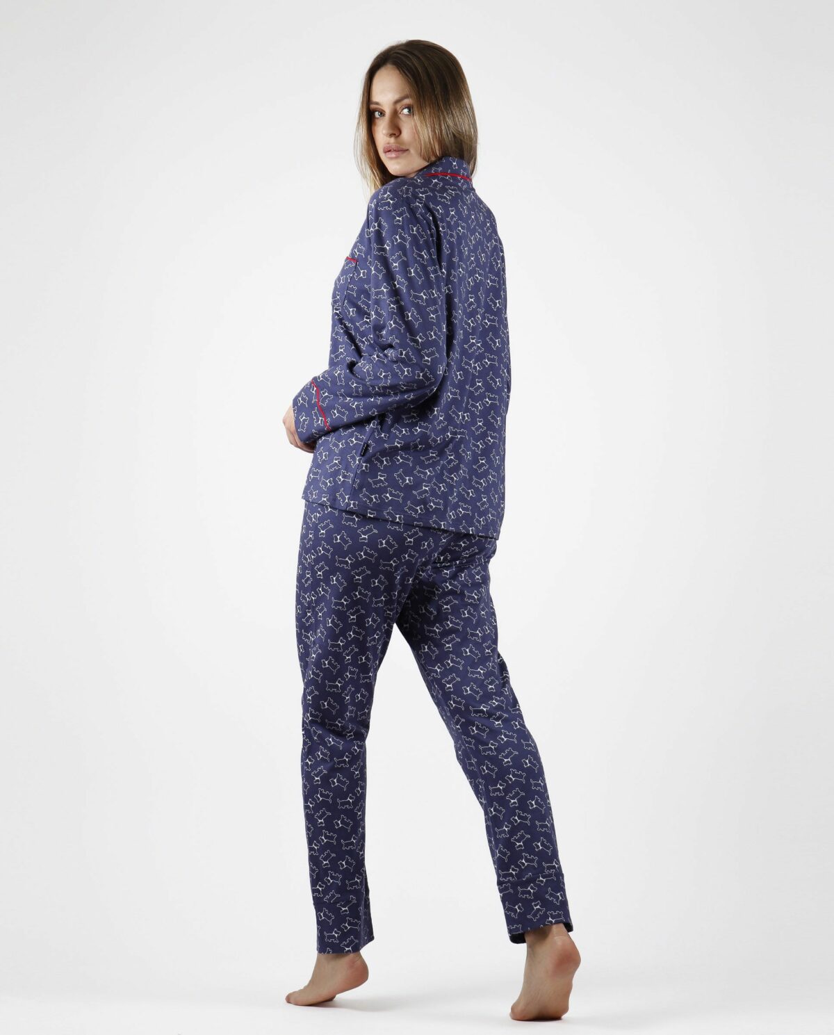 ADMAS Pijama Abierto Manga Larga Lou Lou Winter para Mujer - Imagen 3