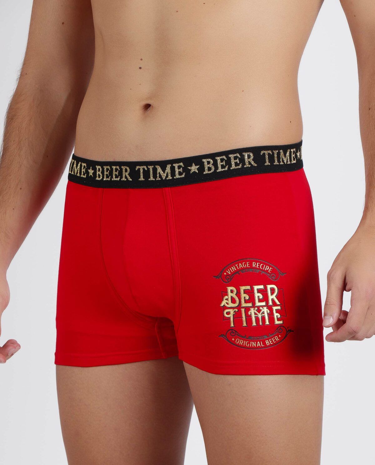 ADMAS Calzoncillo/Bóxer Beer Time para Hombre, (Caja Surtida 12 unidades)