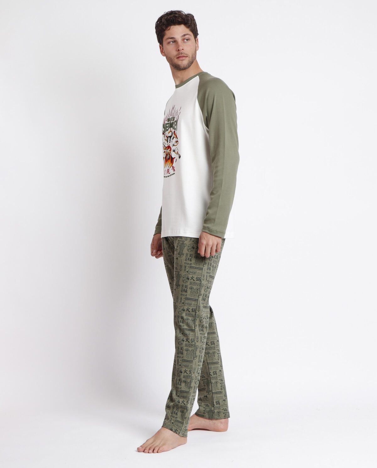 DISNEY Pijama Manga Larga Chef Mickey para Hombre - Imagen 3