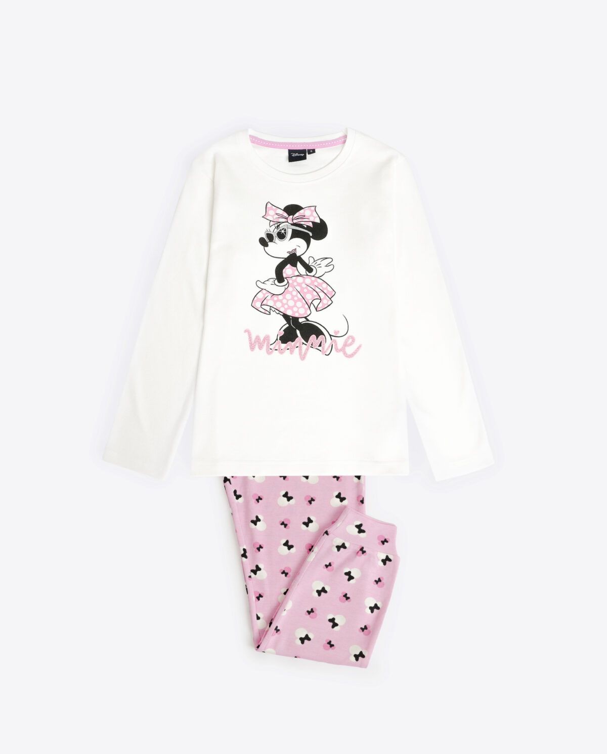 DISNEY Pijama Manga Larga Minnie Chic para Niña