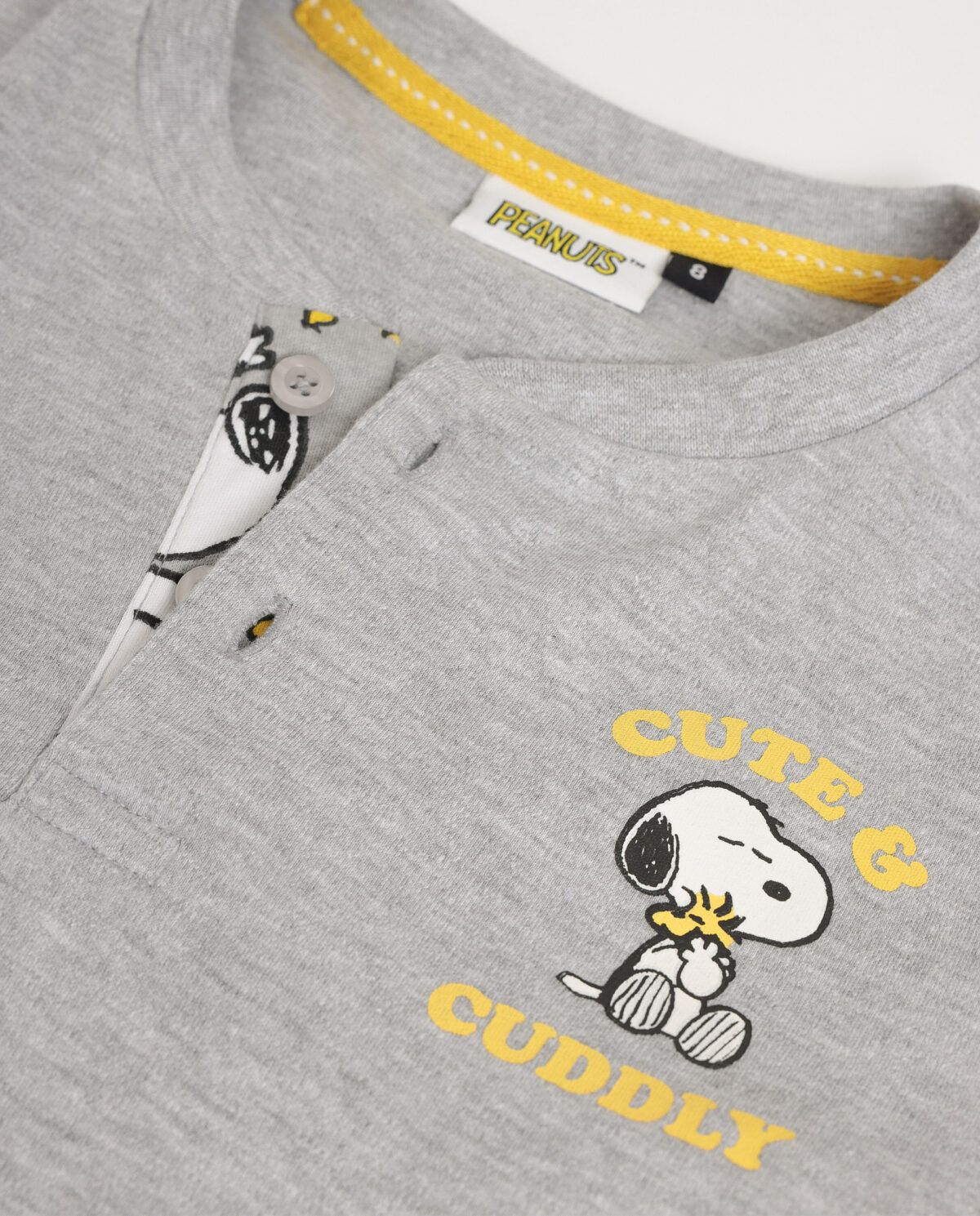 PEANUTS Pijama Manga Larga Snoopy Funny para Niño - Imagen 3