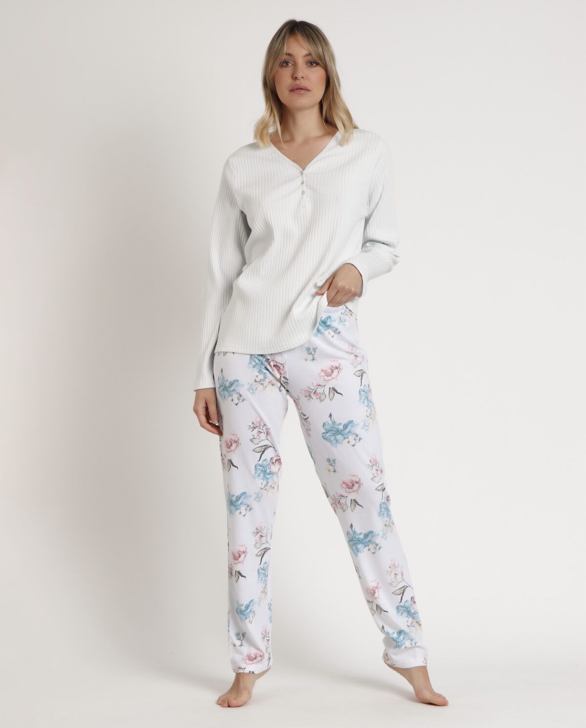 ADMAS GARDEN Pijama Manga Larga French Garden para Mujer