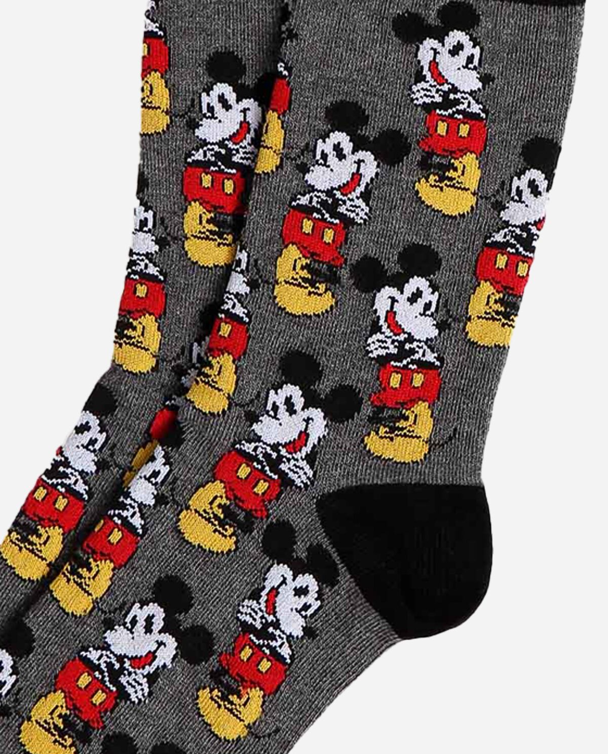 DISNEY Calcetín Mediano Mickey Grey para Hombre, (Caja de 3 unidades) - Imagen 3