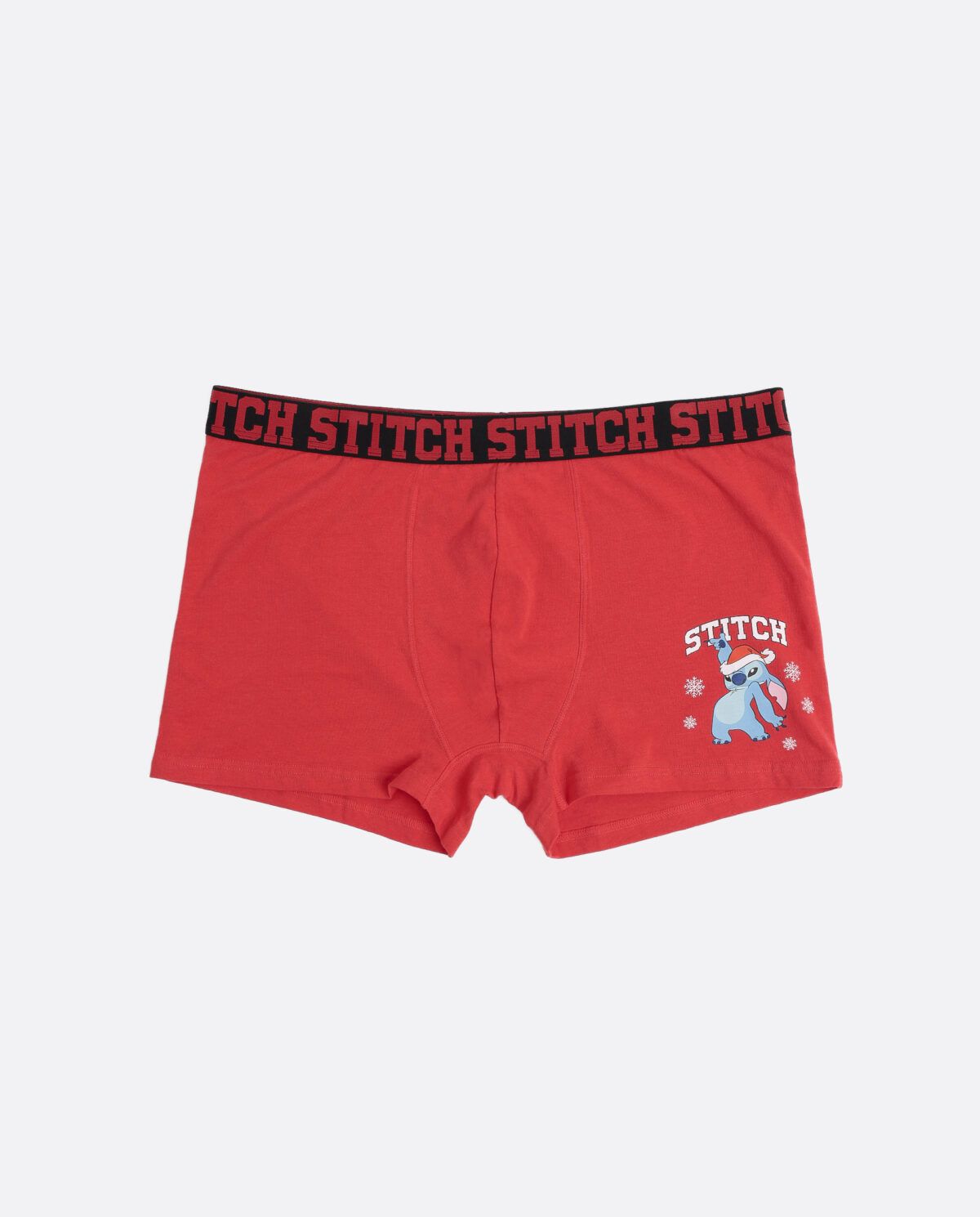 DISNEY Calzoncillo/Boxer Stitchmas Caja Metal Regalo para Hombre, (Caja 12 unidades)