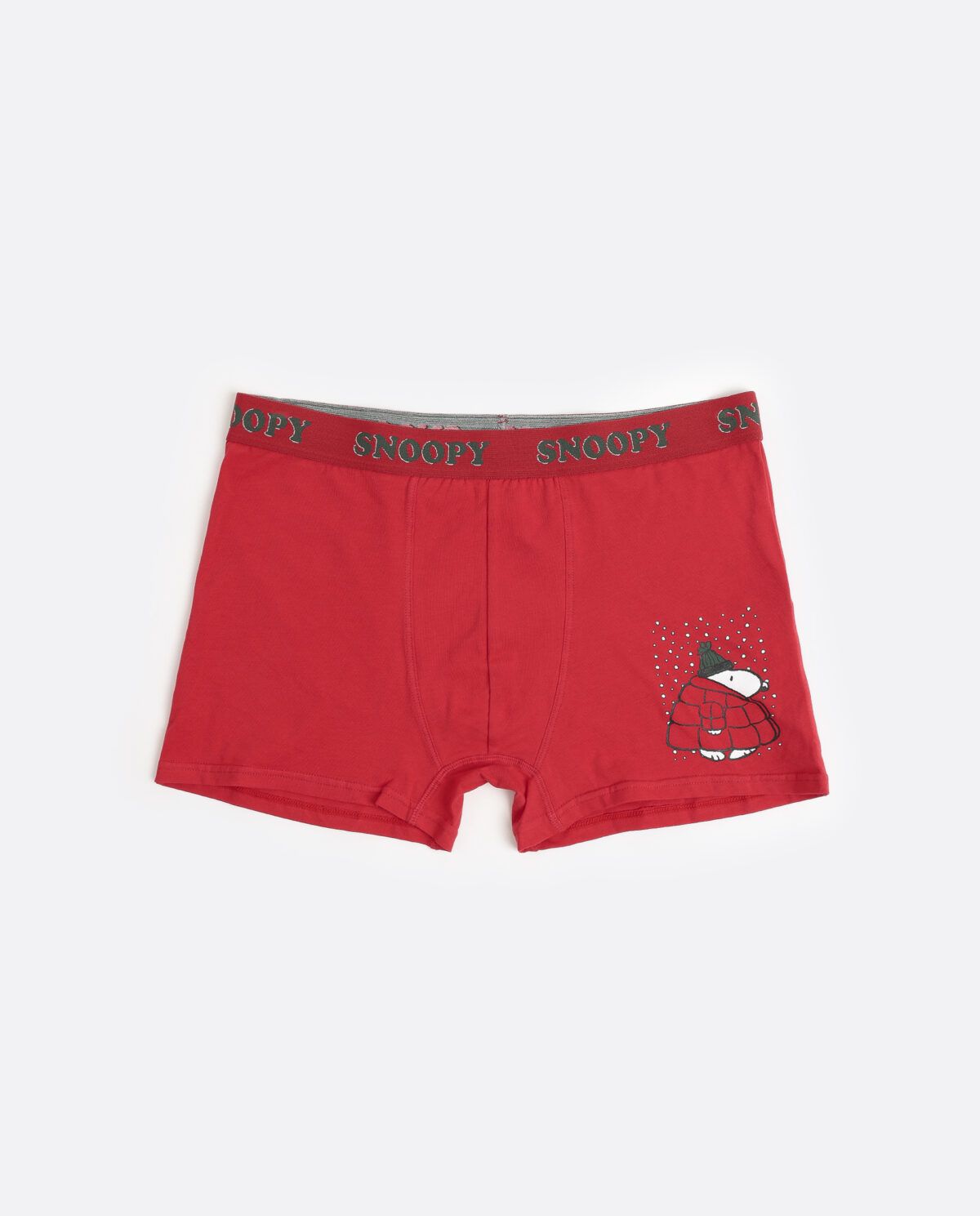 PEANUTS Calzoncillo/Boxer Let It Snow Home para Hombre, (Caja 12 unidades)