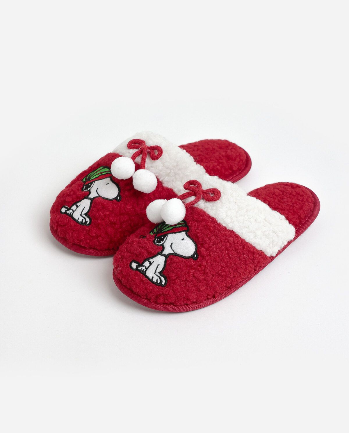 PEANUTS Zapatillas De Estar Por Casa Sherpa Snoopy para Mujer, (Caja 6 unidades) - Imagen 2