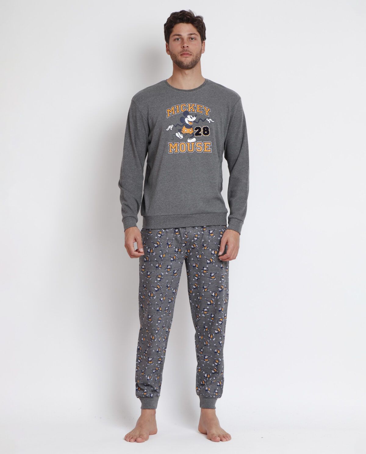 DISNEY Pijama Manga Larga Express Yourself para Hombre