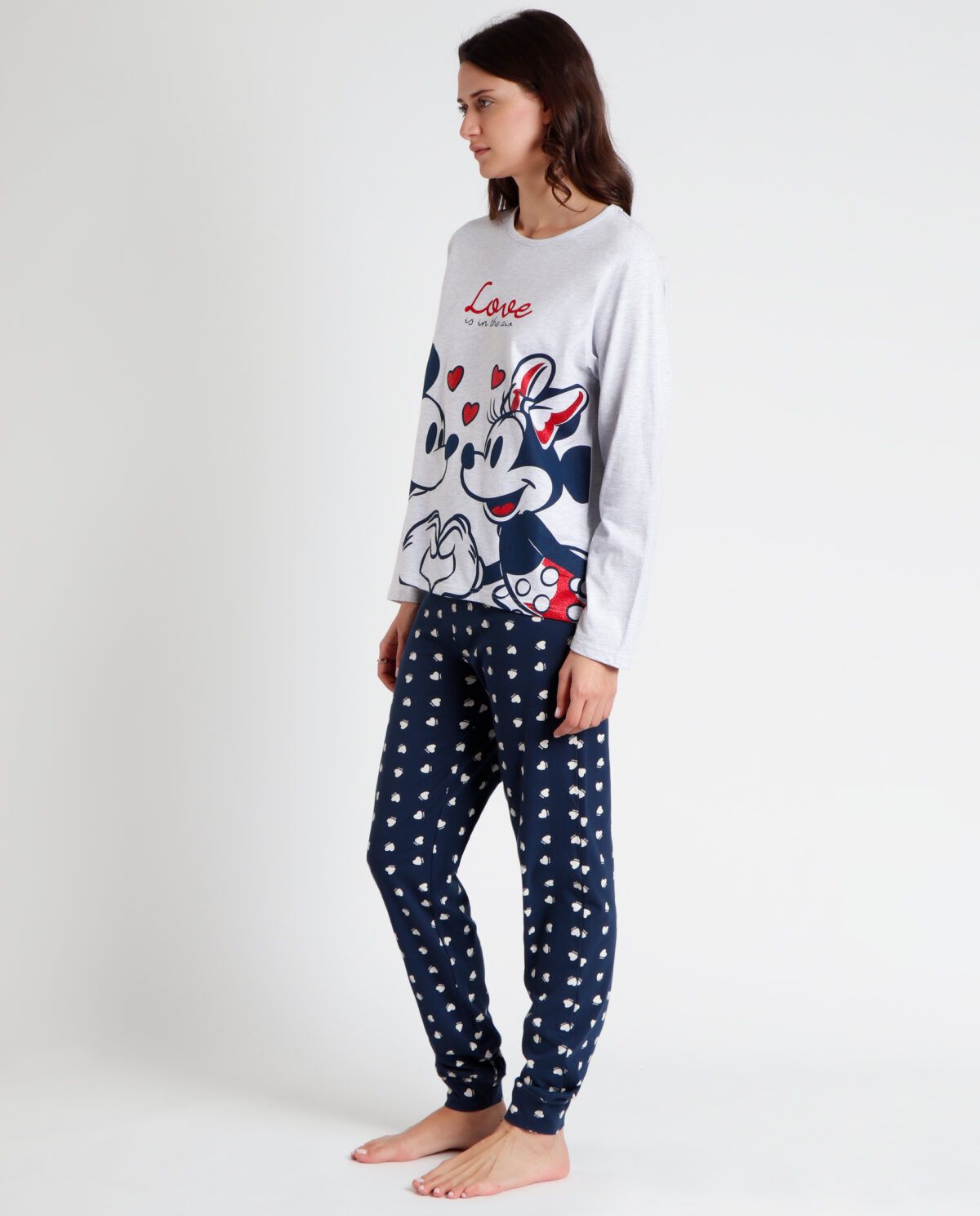 DISNEY Pijama Manga Larga Love is in the Air para Mujer - Imagen 2