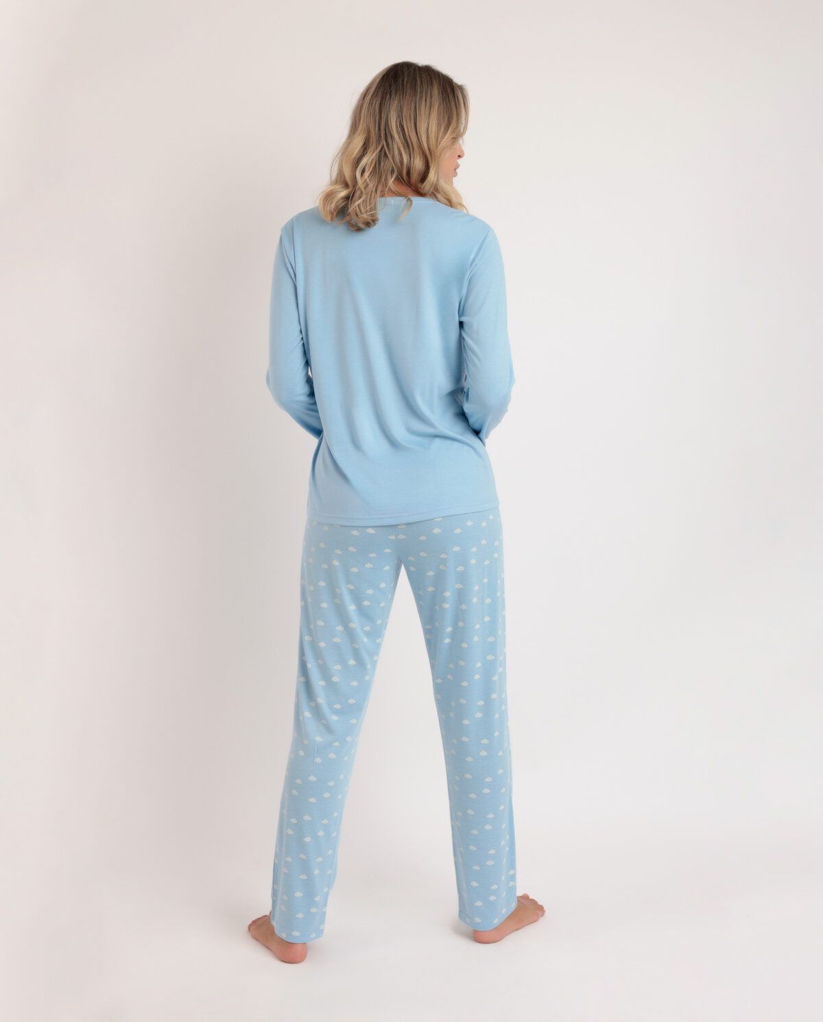 STAY AT HOME Pijama Manga Larga It´s Time To Sleep para Mujer - Imagen 3