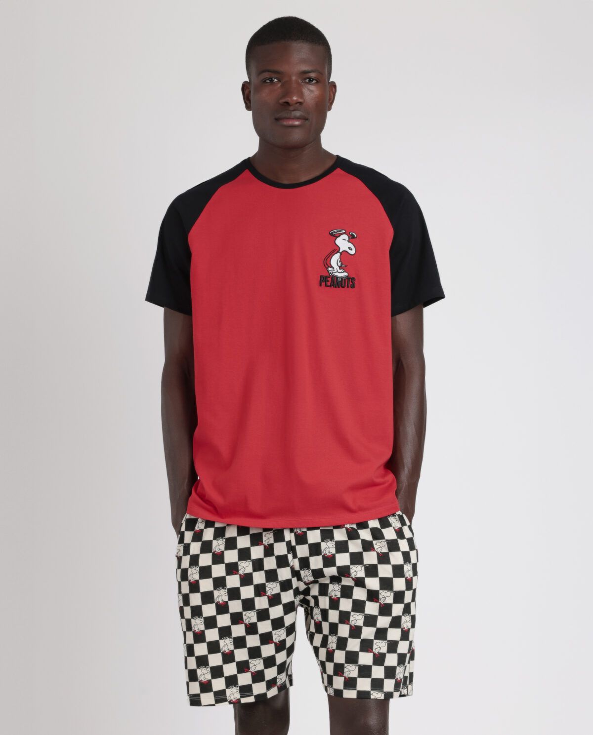 PEANUTS Pijama Manga Corta Skate Is Not A Crime para Hombre