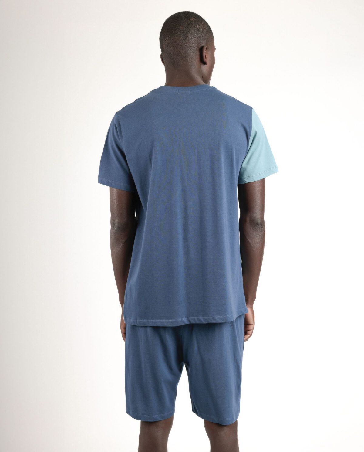 NEW PLAN Pijama Manga Corta Planet Blue para Hombre - Imagen 2