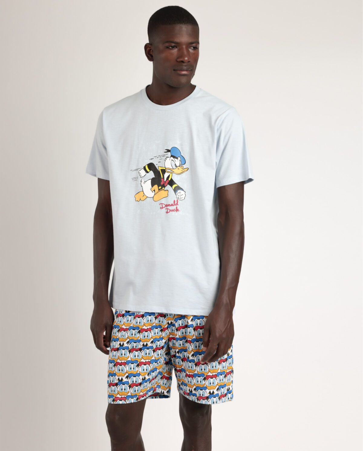 DISNEY Pijama Manga Corta Donald Vintage para Hombre