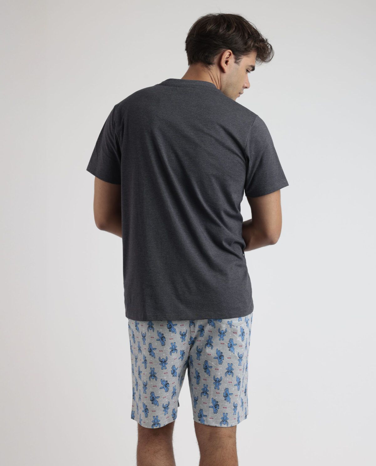 DISNEY Pijama Manga Corta Stitch Anime para Hombre - Imagen 2