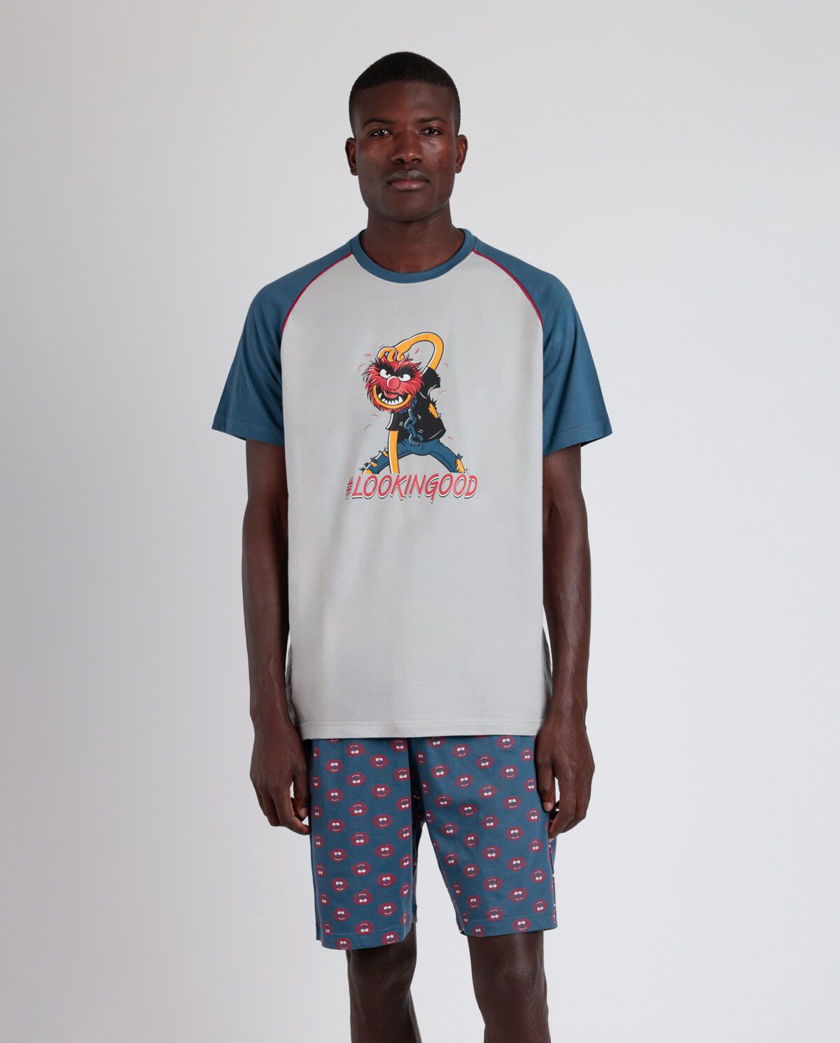 DISNEY Pijama Manga Corta Generals para Hombre