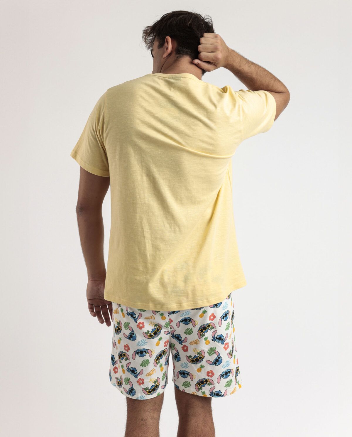 DISNEY Pijama Manga Corta Tropical Stitch para Hombre - Imagen 2