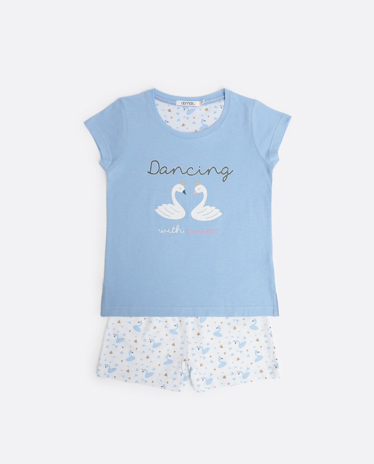 ADMAS Pijama Manga Corta Dancing With Swans para Niña