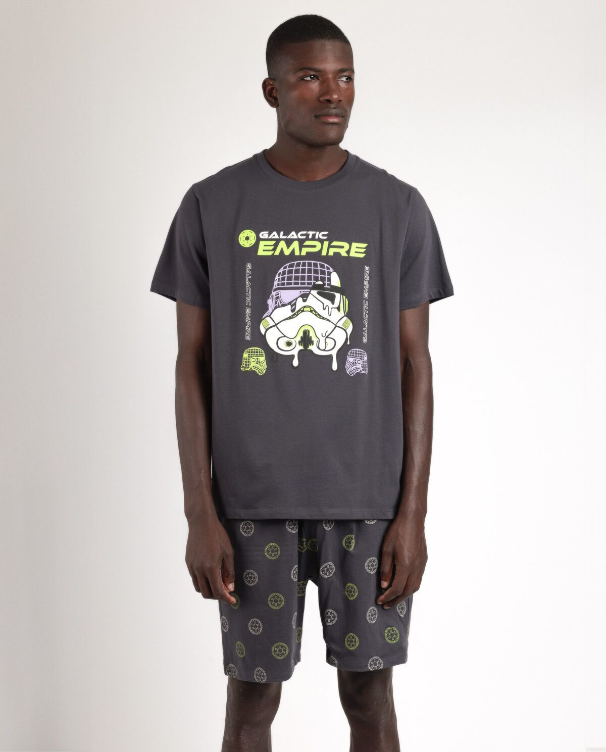 STAR WARS Pijama Manga Corta Neon Galactic Empire para Hombre